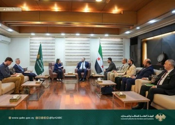 مدير العلاقات المحلية والدولية للمنافذ والجمارك يستقبل المبعوثة البريطانية الخاصة لسورية 