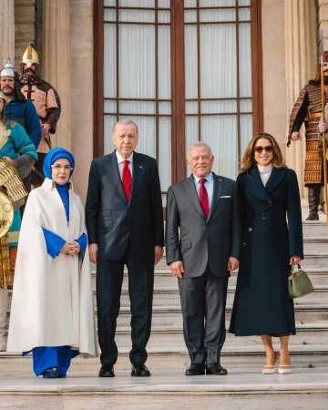 الرئيس رجب طيب اردوغان يستقبل جلالة الملك عبد الله الثاني 