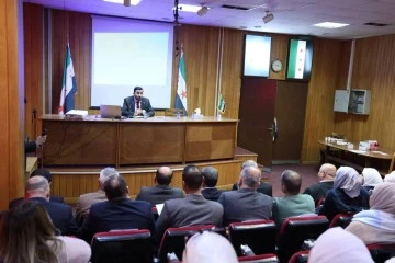 المؤسسة السورية للبريد تعقد اجتماعا موسعا برئاسة المدير العام الاستاذ عماد الدين حمد