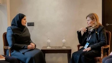 وزيرة الشؤون الاجتماعية تلتقي وزيرة التعاون الدولي في قطر 