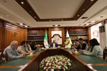 رئيس غرفة تجارة حلب يلتقي عدد من ممثلي  المنظمات الدولية 