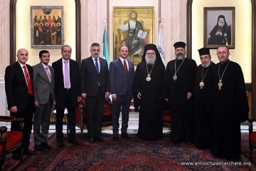 البطريرك يوحنا العاشر يستقبل الأمين العام لرئاسة الجمهورية 